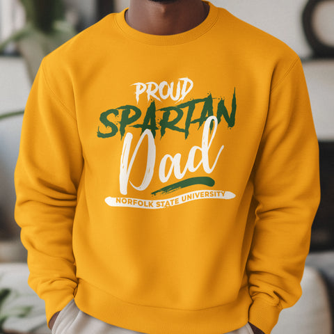 Proud Spartan Dad NextGen (Unisex Sweatshirt) Norfolk State University