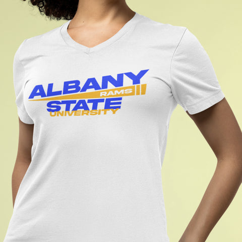 Albany State - Flag Edition (Women's V-Neck)