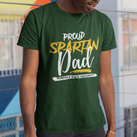 Proud Spartan Dad NextGen (Men's Short Sleeve) Norfolk State University