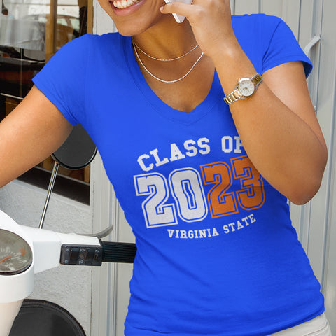 Virginia State Univ Class of YYYY (Women's V-Neck)