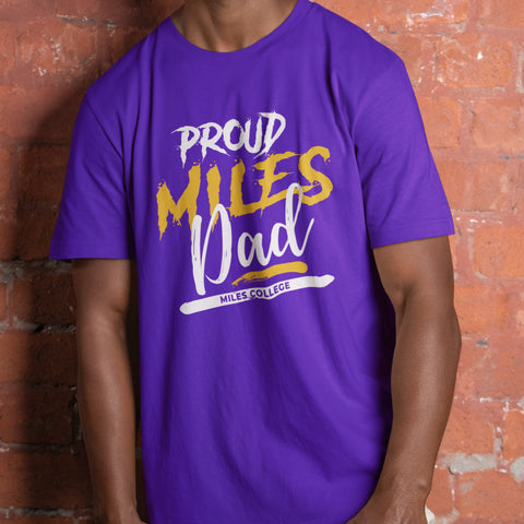 Proud Miles College Dad NextGen (Men's Short Sleeve)
