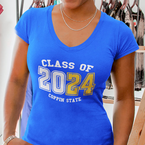 Coppin State Class of YYYY (Women's V-Neck)