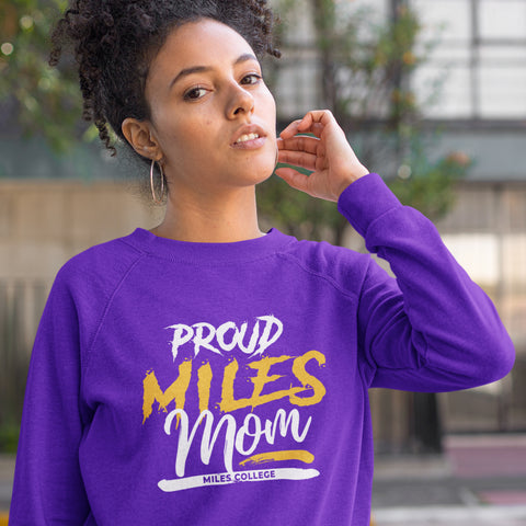 Proud Miles College Mom NextGen (Unisex Sweatshirt)