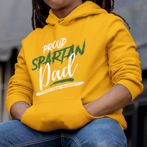 Proud Spartan Dad NextGen (Unisex Hoodie) Norfolk State University