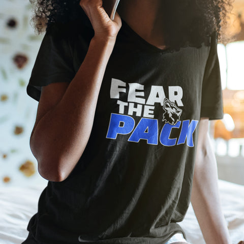 Fear The Pack - Cheyney University (Women's V-Neck)
