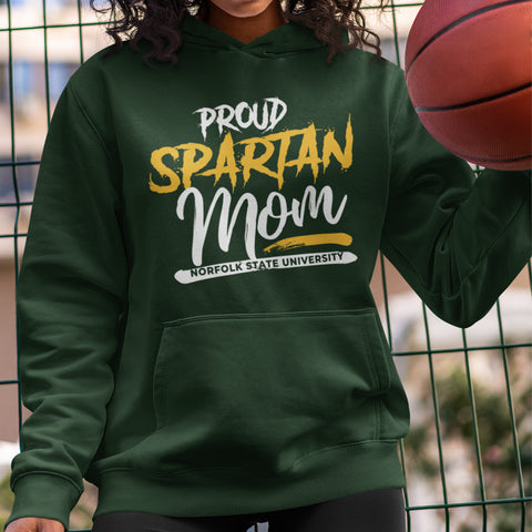 Proud Spartan Mom NextGen (Unisex Hoodie) Norfolk State University