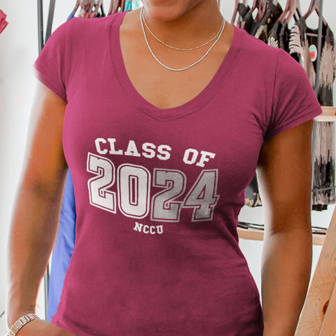 NCCU Class of YYYY (Women's V-Neck)