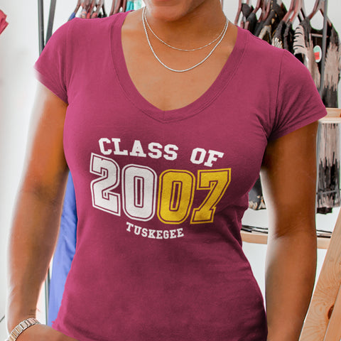 Tuskegee University Class of YYYY (Women's V-Neck)