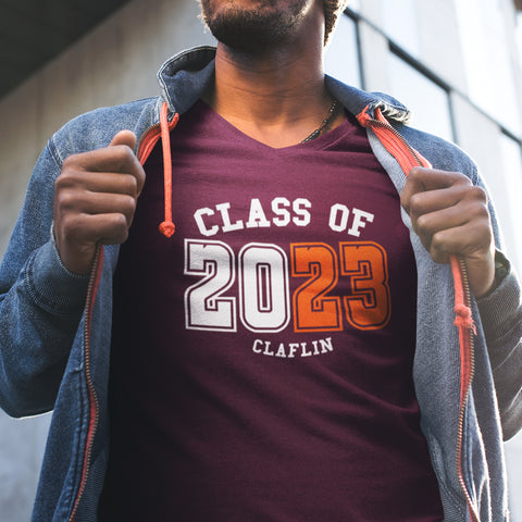 Claflin University Class of YYYY (Men's V-Neck)