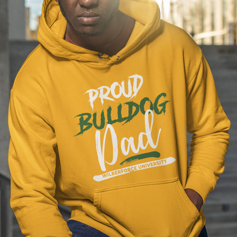 Proud Wilberforce University Bulldog Dad NextGen (Unisex Hoodie)