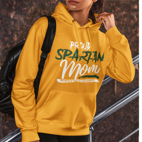 Proud Spartan Mom NextGen (Unisex Hoodie) Norfolk State University