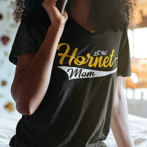 Hornet Dad 1867 - Alabama State (Women's V-Neck)