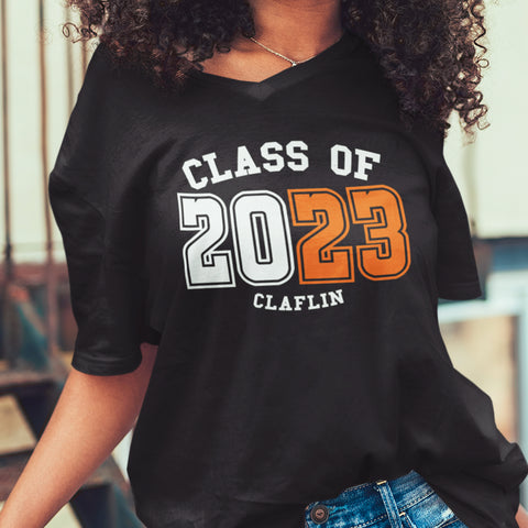 Claflin University Class of YYYY (Women's V-Neck)