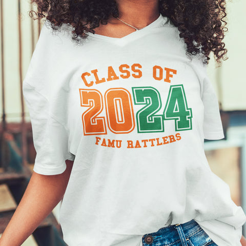 FAMU Class of YYYY (Women's V-Neck)