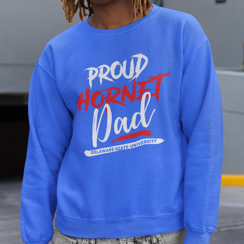 Proud Delaware State Hornet Dad NextGen (Unisex Sweatshirt)