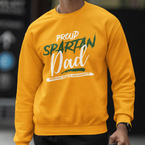 Proud Spartan Dad NextGen (Unisex Sweatshirt) Norfolk State University