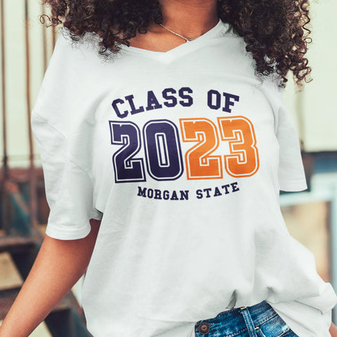 Morgan State Univ Class of YYYY (Women's V-Neck)