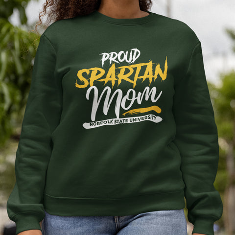 Proud Spartan Mom NextGen (Unisex Sweatshirt) Norfolk State University