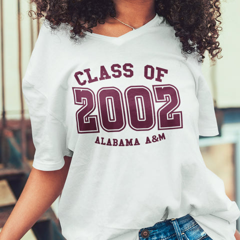 Alabama A&M Class of YYYY (Women's V-Neck)