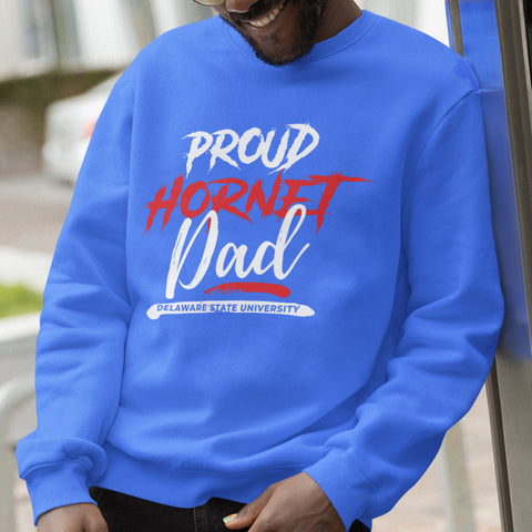 Proud Delaware State Hornet Dad NextGen (Unisex Sweatshirt)