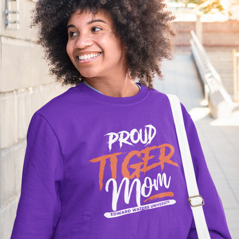 Proud Edward Waters Tiger Mom NextGen (Unisex Sweatshirt)