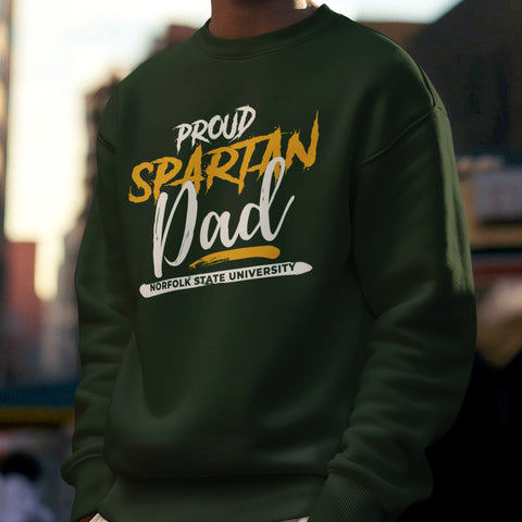 Proud Spartan Dad NextGen (Unisex Sweatshirt) Norfolk State University