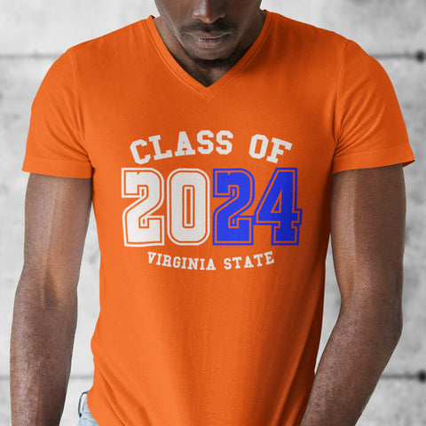 Virginia State Univ Class of YYYY (Men's V-Neck)