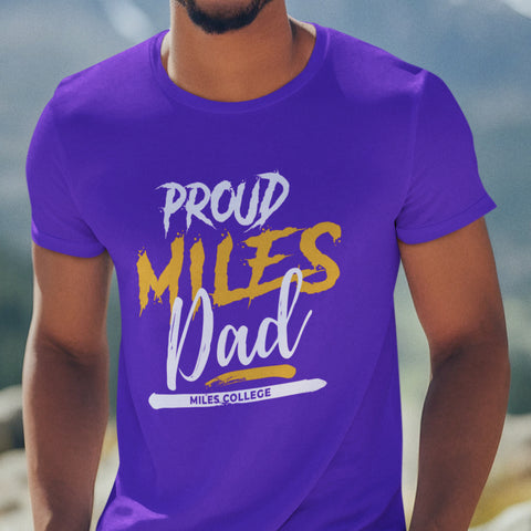 Proud Miles College Dad NextGen (Men's Short Sleeve)