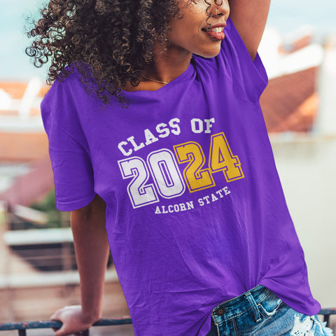 Alcorn State Class of YYYY (Women's V-Neck)