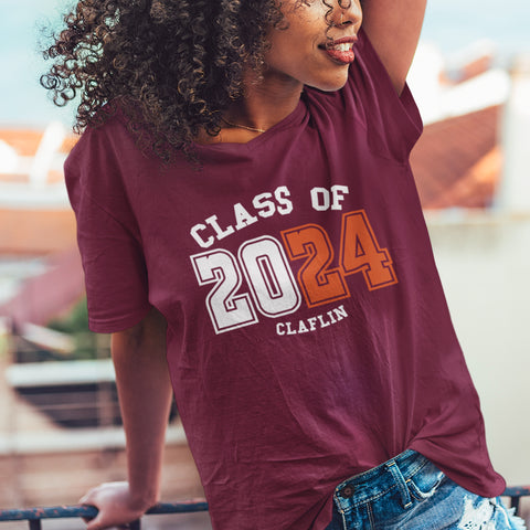 Claflin University Class of YYYY (Women's V-Neck)