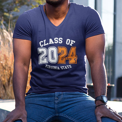 Virginia State Univ Class of YYYY (Men's V-Neck)