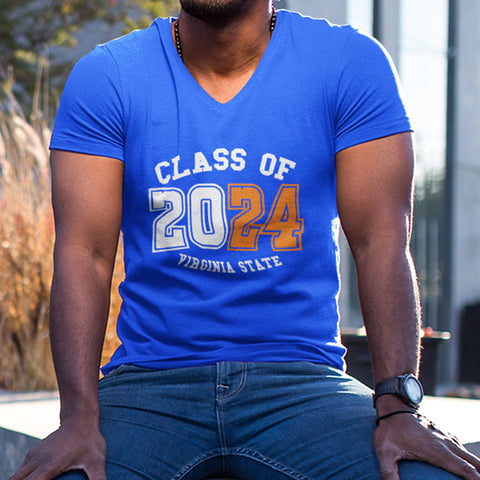 Virginia State Univ Class of YYYY (Men's V-Neck)