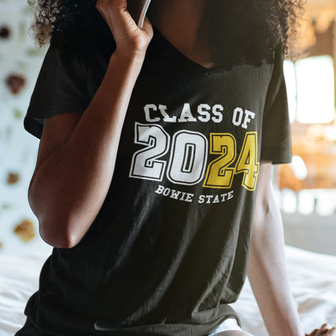 Bowie State Class of YYYY (Women's V-Neck)