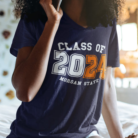 Morgan State Univ Class of YYYY (Women's V-Neck)