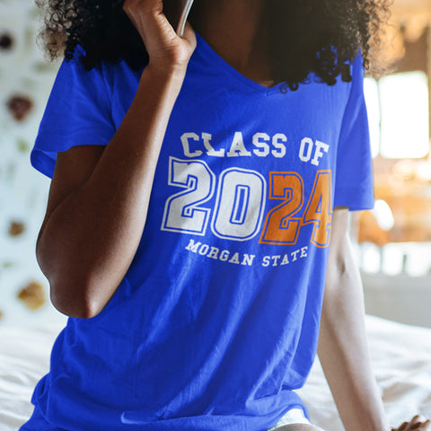 Morgan State Univ Class of YYYY (Women's V-Neck)