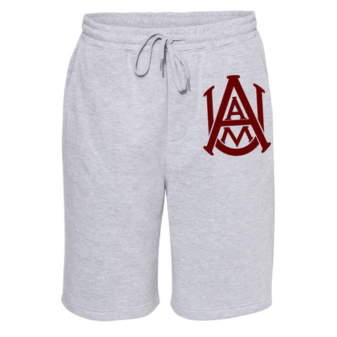 Alabama A&M University AAMU (Athletic Heather Midweight Fleece Shorts)