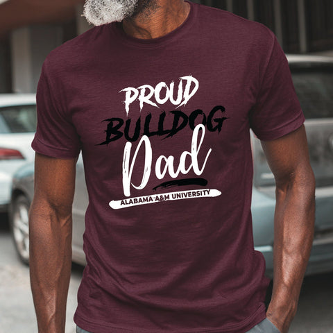 Proud AAMU Bulldog Dad (Men's Short Sleeve) Alabama A&M University