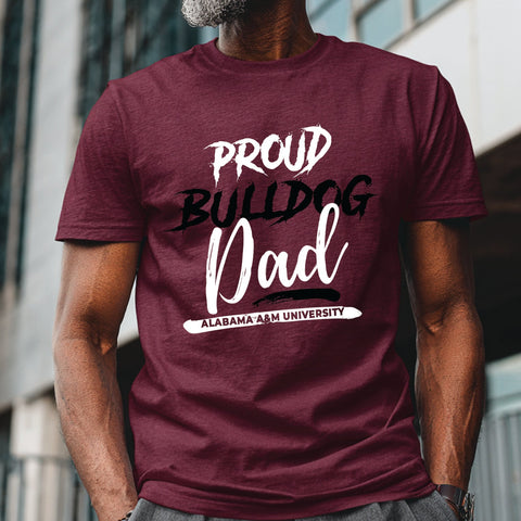 Proud AAMU Bulldog Dad (Men's Short Sleeve) Alabama A&M University