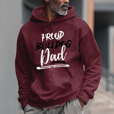 Proud AAMU Bulldog Dad (Unisex Hoodie) Alabama A&M University