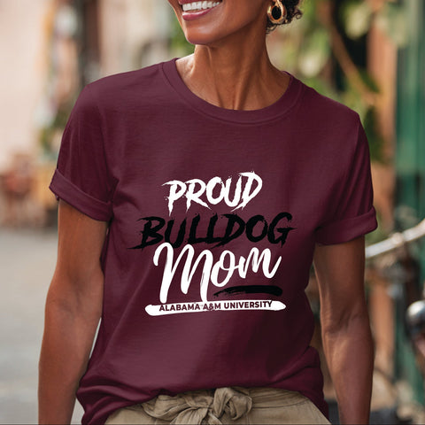 Proud AAMU Bulldog Mom (Women's Short Sleeve) Alabama A&M University