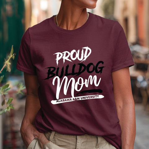 Proud AAMU Bulldog Mom (Women's Short Sleeve) Alabama A&M University