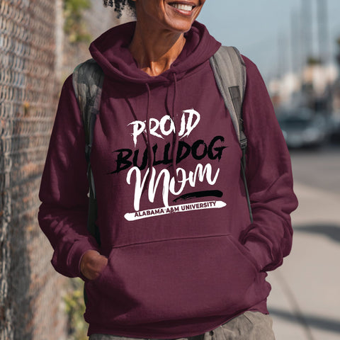 Proud AAMU Bulldog Mom (Unisex Hoodie) Alabama A&M University