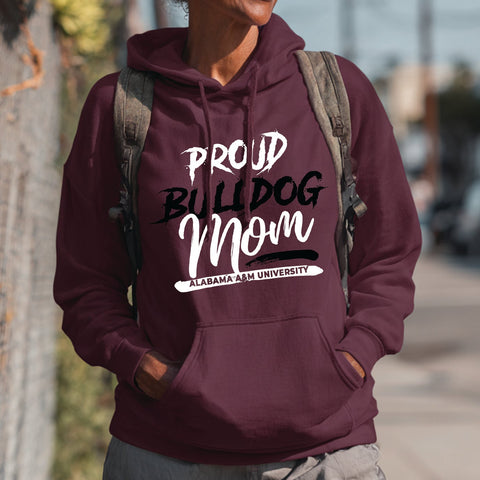 Proud AAMU Bulldog Mom (Unisex Hoodie) Alabama A&M University