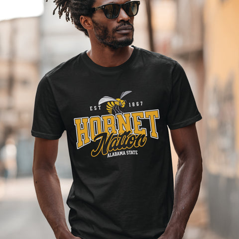 Alabama State "Hornet Nation" (Men's Short Sleeve)