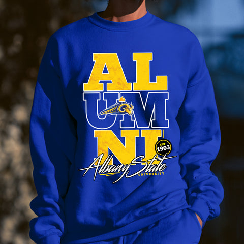 Albany State University Alumni Signature Series Sweatsuit - (Sweatshirt + Sweatpants)