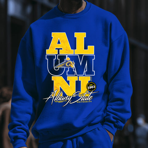 Albany State University Alumni Signature Series Sweatsuit - (Sweatshirt + Sweatpants)