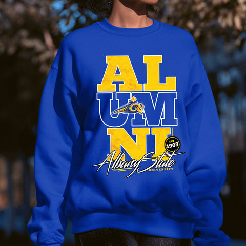 Albany State University Alumni Signature Series Sweatsuit - (Sweatshirt + Sweatpants)