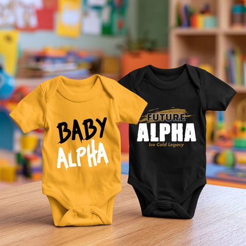 Alpha Phi Alpha 2-Pack v.4 (Onesie) - Alphas Infant Bodysuit