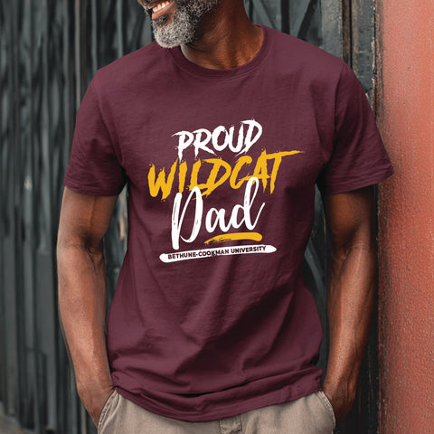 Proud Bethune-Cookman Wildcat Dad (Men's Short Sleeve)