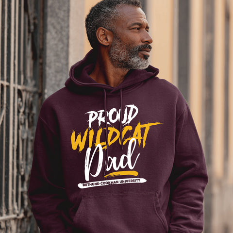 Proud Bethune-Cookman Wildcat Dad (Unisex Hoodie)